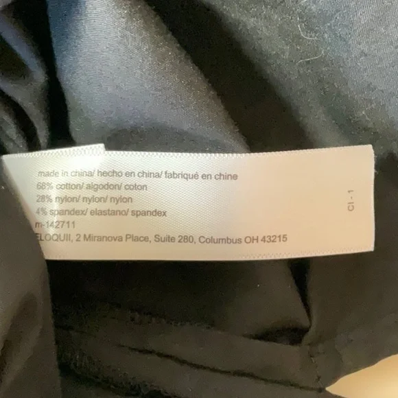 ELOQUII Long Sleeve Blouse Top Black Size 18 - Picture 5 of 9